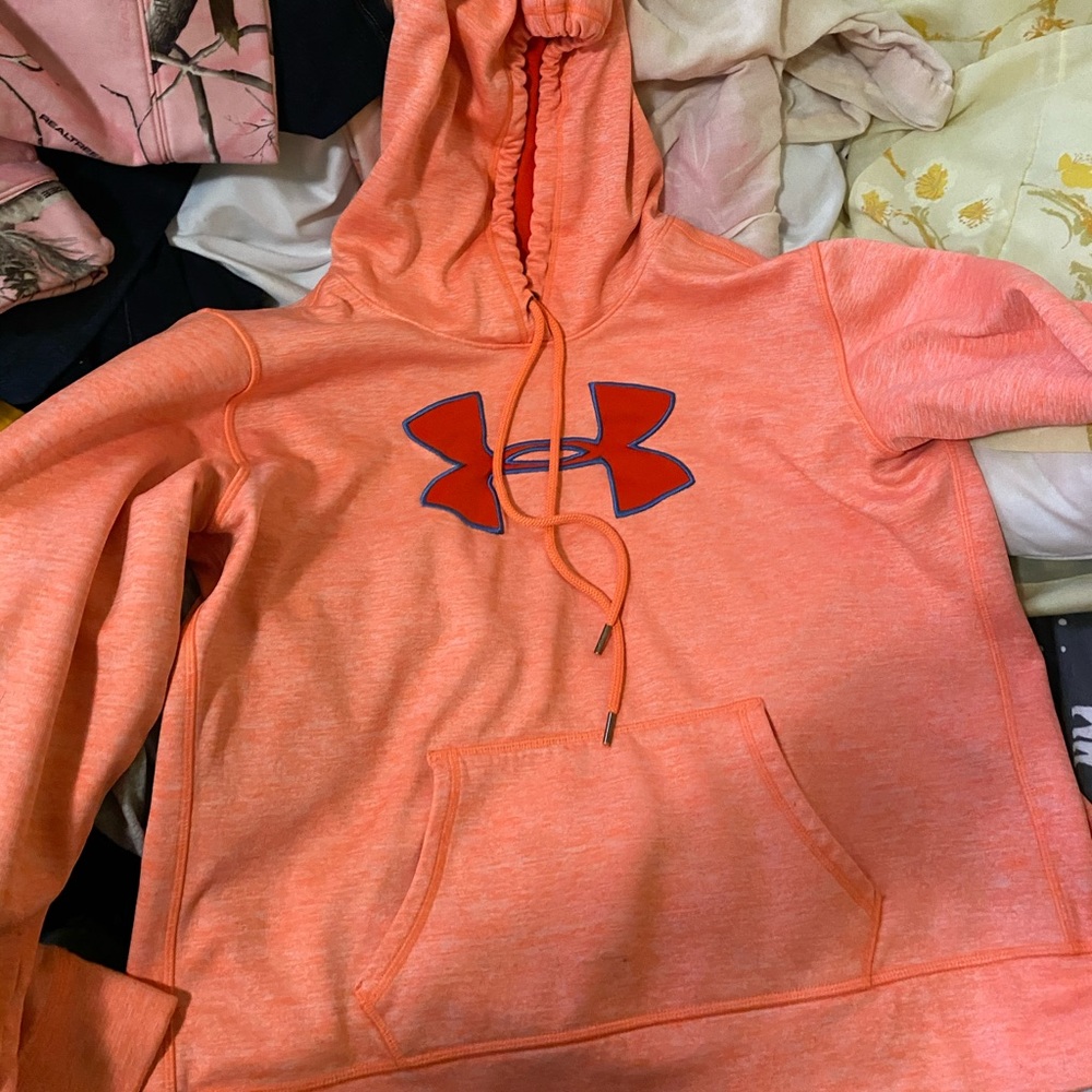 Orange Under Armour Hoodie